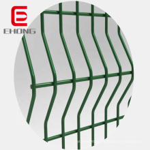 4mm PVC powder coated garden curved welded iron wire mesh fence